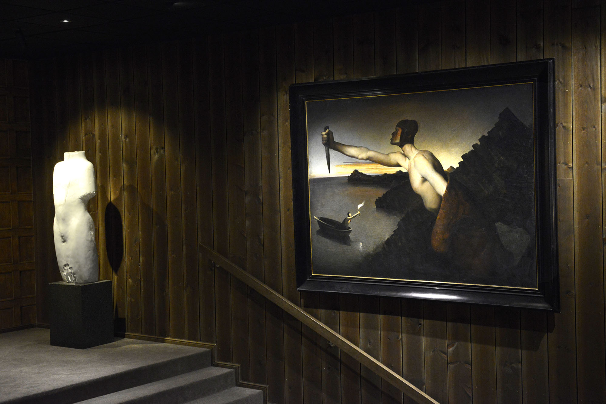 Nerdrum (3) Contra Natura blir omtalt som et av Odd Nerdrums hovedverk. Bildet henger på Vestlia Resort på Geilo. Maleriet er en del av samlingen til The Gundersen Collection.