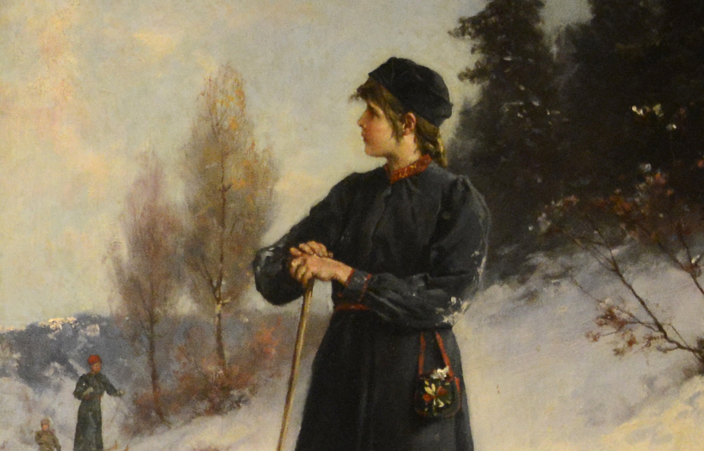 The Gundersen Collection er en imponerende samling av kunst og norske bondeantikviteter. Store deler av samlingen er stilt ut på hotellet Vestlia Resort i fjellbygda Geilo, Norge. The Gundersen Collection har også Norges viktigste private samling med grafikk av Edvard Munch. Ikke minst flere håndkolorerte grafiske verk. Her ser vi et maleri av Axel Ender (1853- 1920).