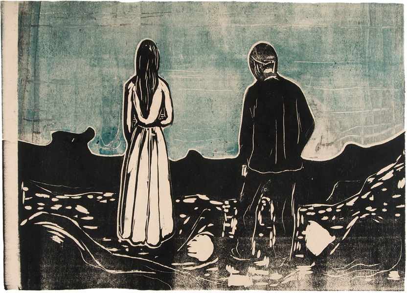 De ensomme The Gundersen Collection er en imponerende samling av kunst og norske bondeantikviteter. Store deler av samlingen er stilt ut på hotellet Vestlia Resort i fjellbygda Geilo, Norge. The Gundersen Collection har også Norges viktigste private samling med grafikk av Edvard Munch. Ikke minst flere håndkolorerte grafiske verk. Edvard Munch "De ensomme"