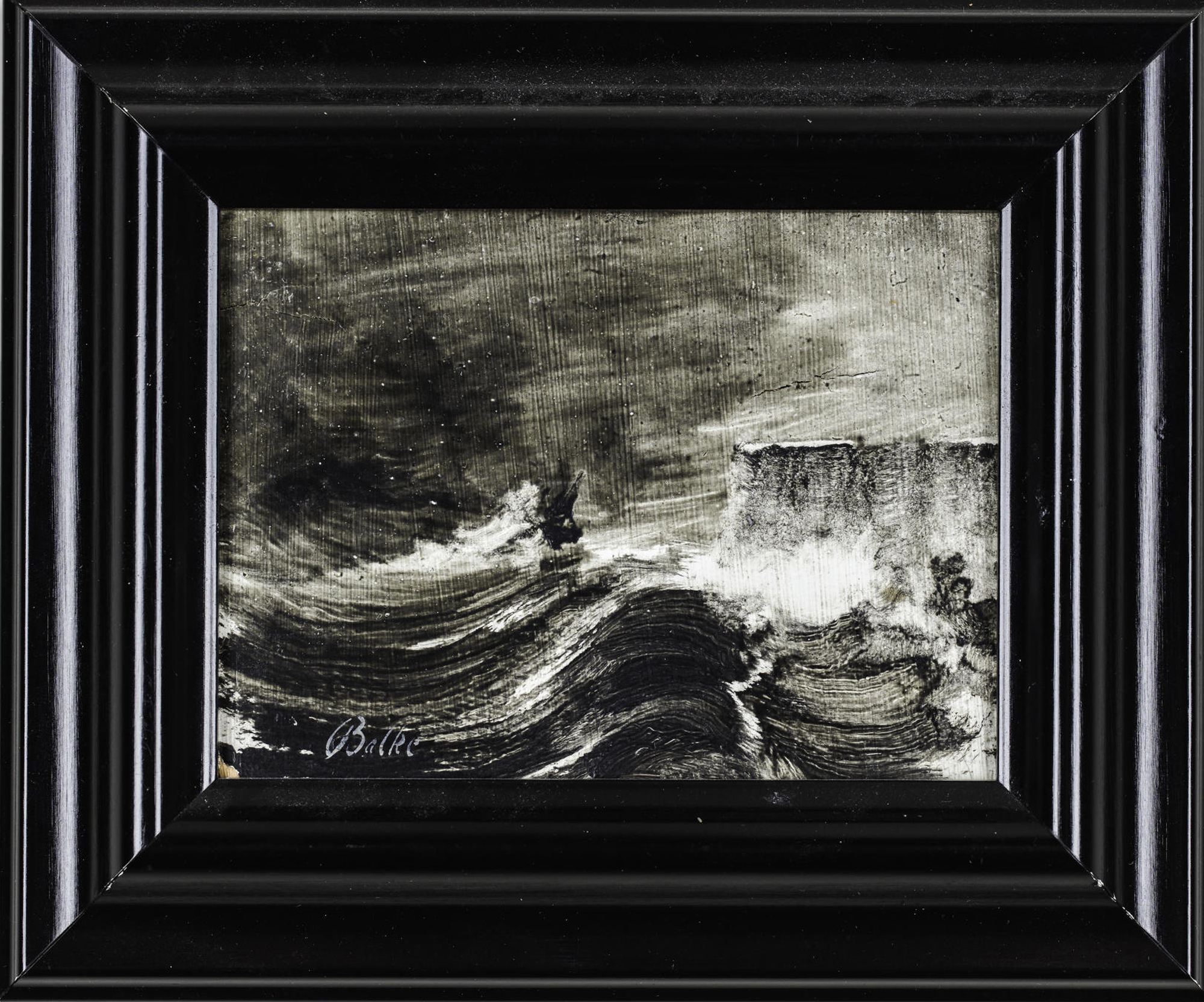 Nordkapp The Gundersen Collection er en imponerende samling av kunst og norske bondeantikviteter. Store deler av samlingen er stilt ut på hotellet Vestlia Resort i fjellbygda Geilo, Norge. The Gundersen Collection har også Norges viktigste private samling med grafikk av Edvard Munch. Ikke minst flere håndkolorerte grafiske verk. Her ser vi Peder Balke, Nordkapp, olje på treplate, 8,2x11 cm.