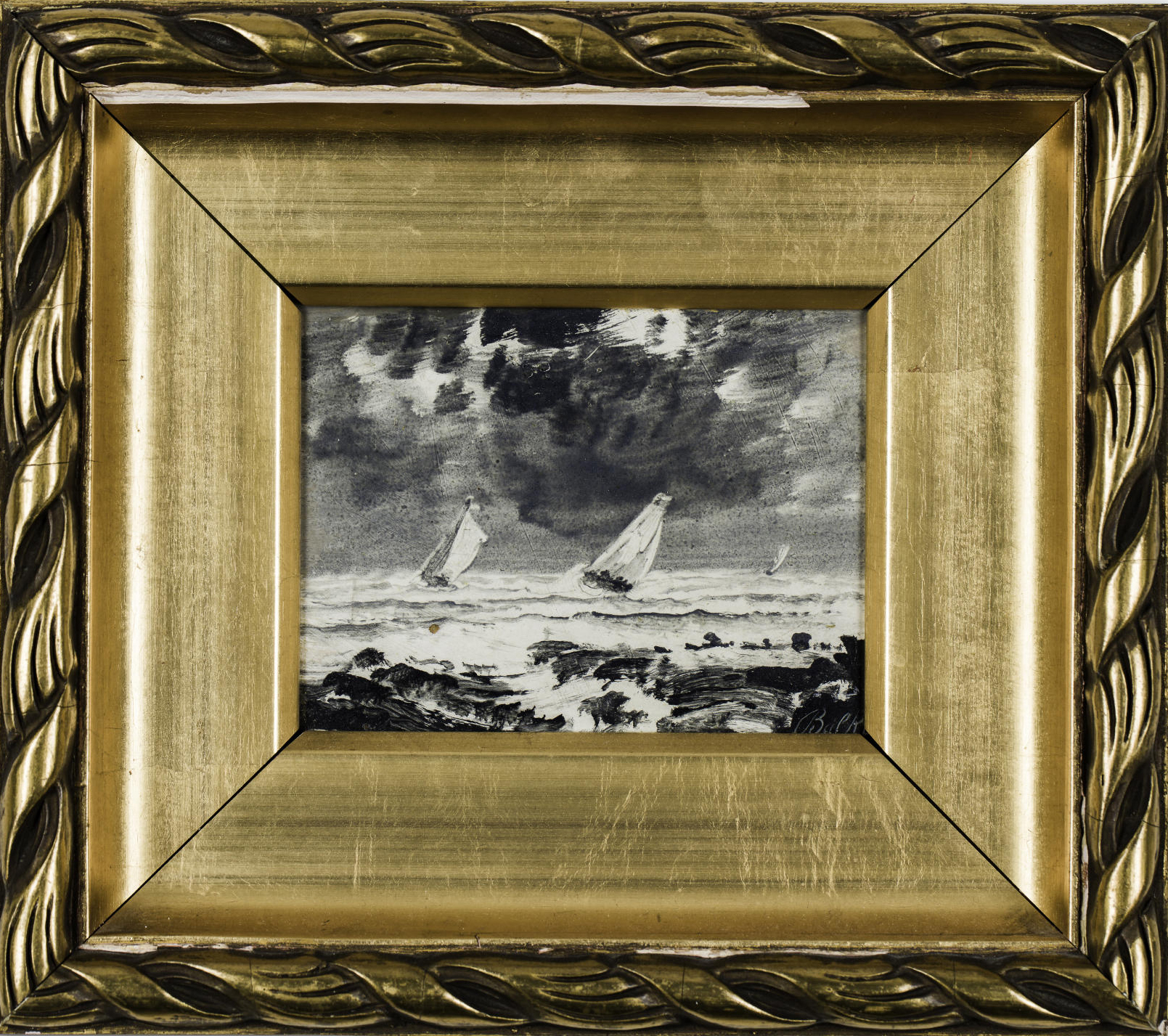 Seilere The Gundersen Collection er en imponerende samling av kunst og norske bondeantikviteter. Store deler av samlingen er stilt ut på hotellet Vestlia Resort i fjellbygda Geilo, Norge. The Gundersen Collection har også Norges viktigste private samling med grafikk av Edvard Munch. Ikke minst flere håndkolorerte grafiske verk. Her ser vi Peder Balke, Seilere, olje på treplate, 9x11,5 cm.