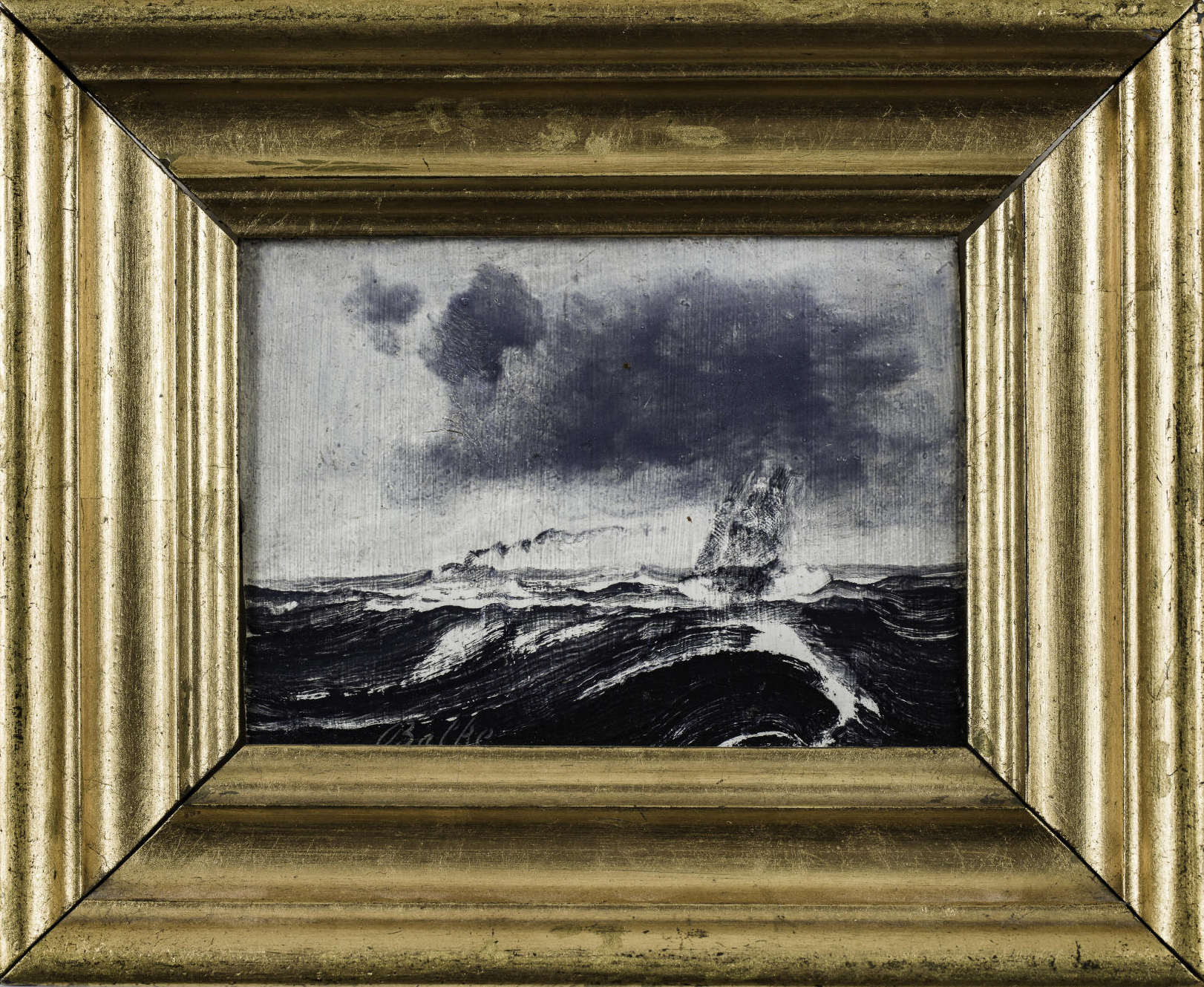 Dampbåt og seilbåt The Gundersen Collection er en imponerende samling av kunst og norske bondeantikviteter. Store deler av samlingen er stilt ut på hotellet Vestlia Resort i fjellbygda Geilo, Norge. The Gundersen Collection har også Norges viktigste private samling med grafikk av Edvard Munch. Ikke minst flere håndkolorerte grafiske verk. Her ser vi Peder Balke, dampbåt og seilbåt, olje på treplate, 9x11,5 cm.